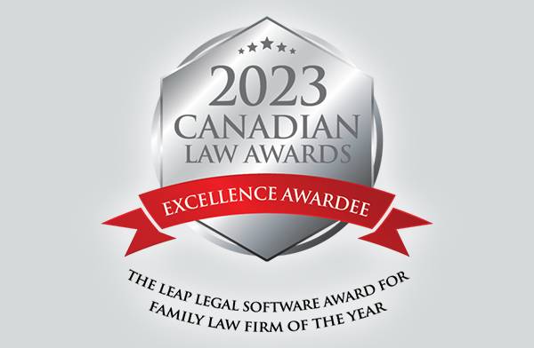 Crossroads Law named an Excellence Awardee for Family Law Firm of the Year at the 2023 Canadian Law Awards